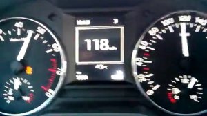 Разгон Octavia A7 1.8 0-200 km
