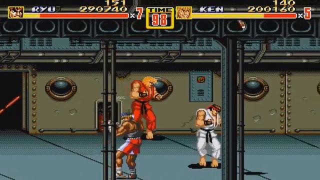 Lets Long Play Streets of Rage 2 CO-OP Street Fighter Ryu version Rom Hack смотреть онлайн