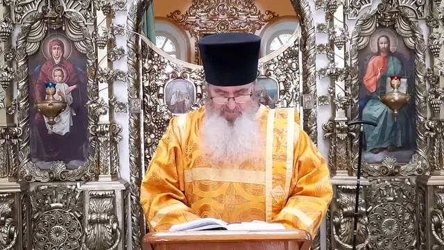 Житие св.пророка Илии. 
Читает иеродиакон Афанасий (Кирюхин)