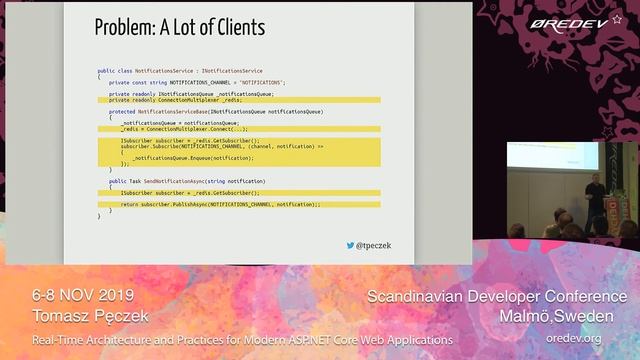 Tomasz Pęczek - Real-Time Arch for Modern ASP.NET Core Web Apps | Øredev 2019 смотреть онлайн