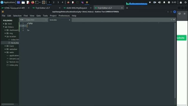 Membuat tools tracking location menggunakan javascript dan php смотреть онлайн