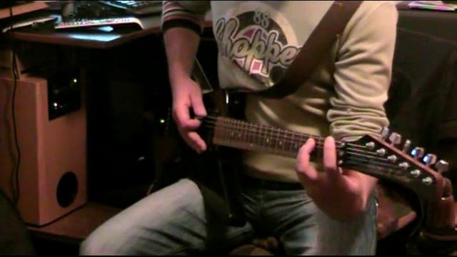 Maginc X Custom (home made Explorer guitar) - Live shit смотреть онлайн