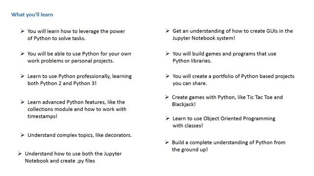The Complete Python Bootcamp course From Zero to Hero in Python смотреть онлайн