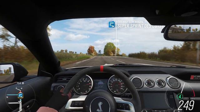 FORZA HORIZON 4 - Ford Mustang Shelby GT500 20'' - UHD - Realistic gameplay - Thrustmaster TS-XW смотреть онлайн
