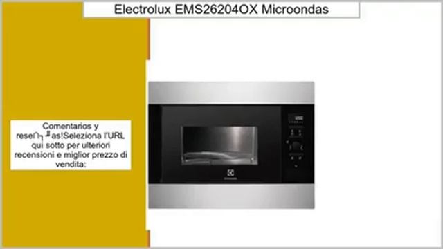 Electrolux EMS26204OX - Microondas смотреть онлайн