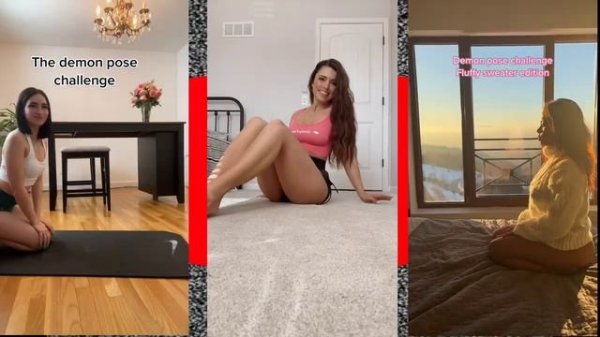 Demon Pose Challenge Trend Compilation 2023