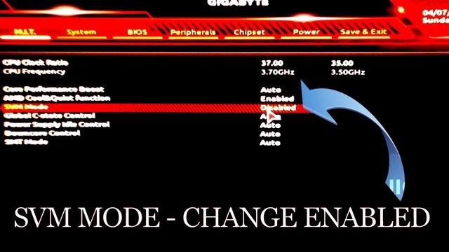 HOW TO ENABLE OR DISABLE VIRTUALIZATION CPU ( GIGABYTE MOTHERBOARD } смотреть онлайн