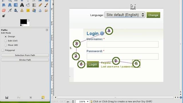 Using Gimp plus circle script to make the callouts in Mahara manual screenshots смотреть онлайн