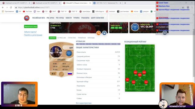 ЦЕРЕМОНИЯ ВРУЧЕНИЯ ЗОЛОТОГО МЯЧА ЛИГИ ACF смотреть онлайн