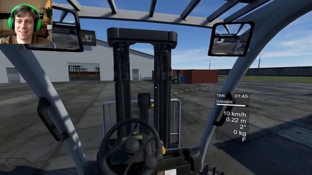 I can't control this thing! | Forklift Simulator 2019 - Early Access смотреть онлайн