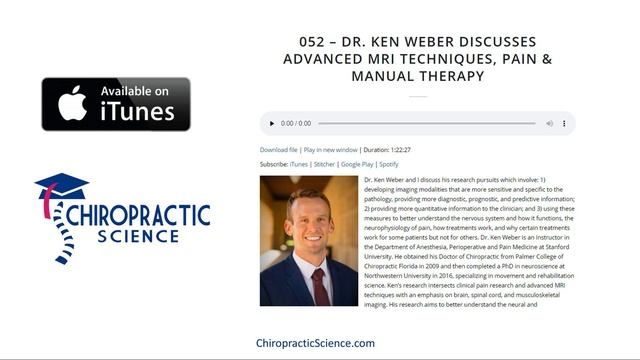 Episode 52- Dr. Ken Weber Discusses Advanced MRI Techniques, Pain & Manual Therapy смотреть онлайн