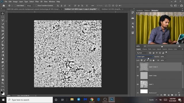 seamless pattern stamp tool in photoshop | Photoshop for beginners - [Class 19] - Telugu смотреть онлайн
