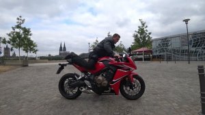Honda CBR 650F - хороший мотоцикл для новичка. Максимальная скорость.