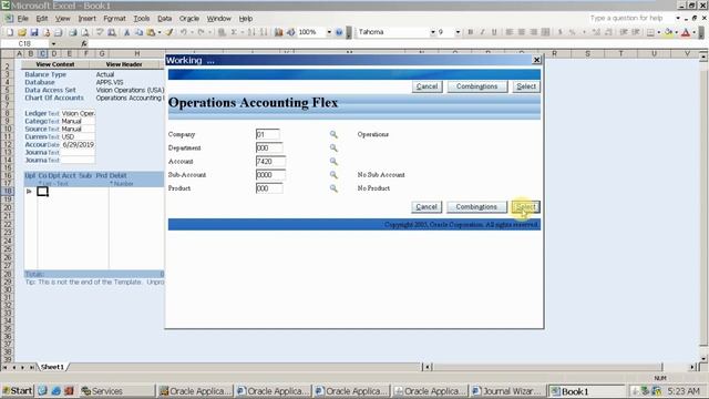 Oracle apps Financials R12 Journal Entry through WEB ADI смотреть онлайн