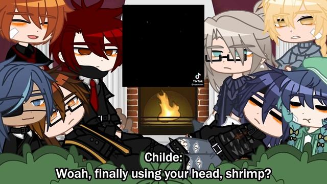 Genshin Impact Modern AU reacts | Intro/P1 | Gacha Club смотреть онлайн