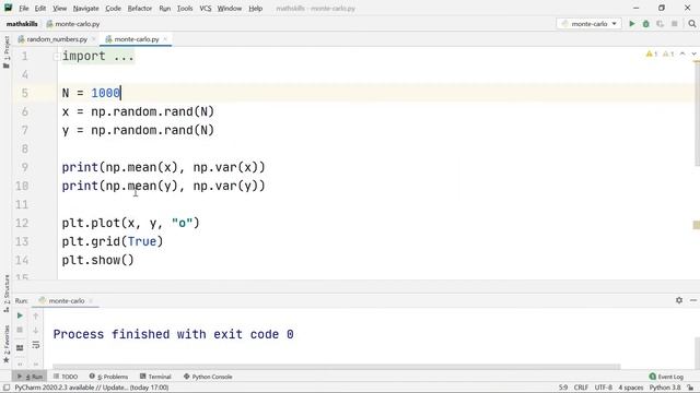 Python: методы Монте-Карло смотреть онлайн