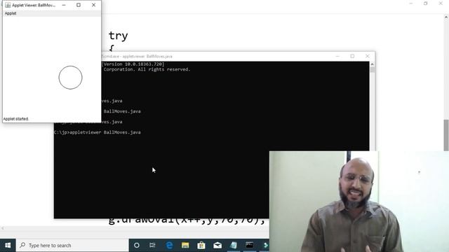GUI Programming: Java Applet Graphics Shape ,Thread (Animation) смотреть онлайн