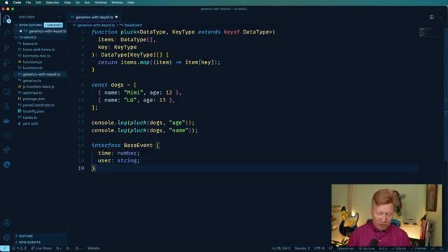 No BS TS #8 - Generics with keyof in Typescript смотреть онлайн