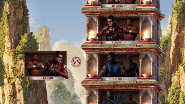 Mortal Kombat 1 - Kenshi (Jax Kameo) Klassic Tower On Very Hard No Matches/Rounds Lost смотреть онлайн