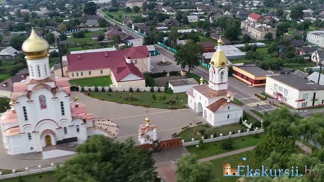 Кафедральный собор святителей Кирилла и Лаврентия Туровских - аэросъемка смотреть онлайн
