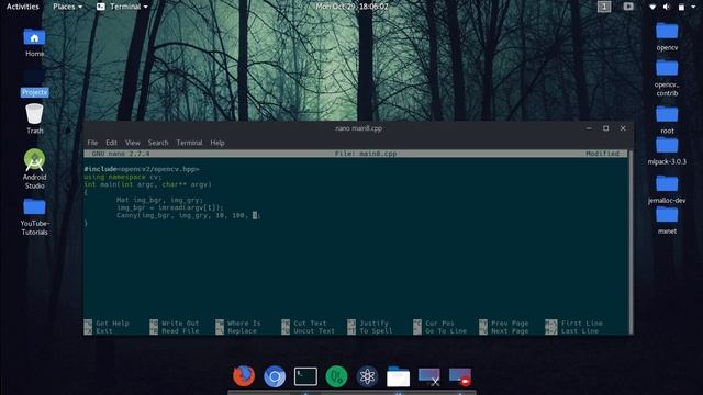 OpenCV 08 Canny Edge Detector смотреть онлайн