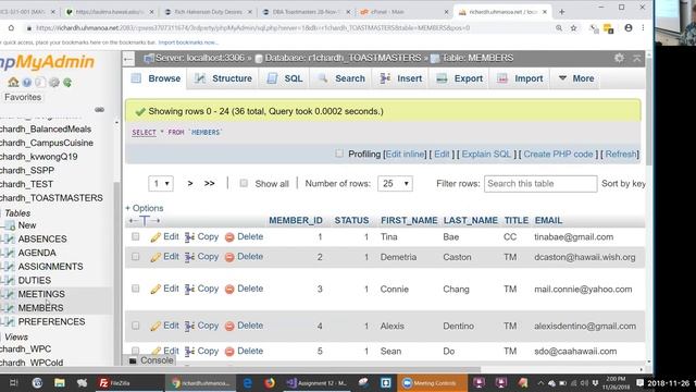 ICS 321 Class 28 Nov. 26, 2018 - Assignment 5 смотреть онлайн