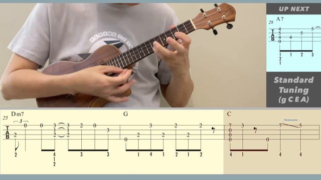 Fly Me To The Moon / Frank Sinatra (Ukulele) [TAB] смотреть онлайн