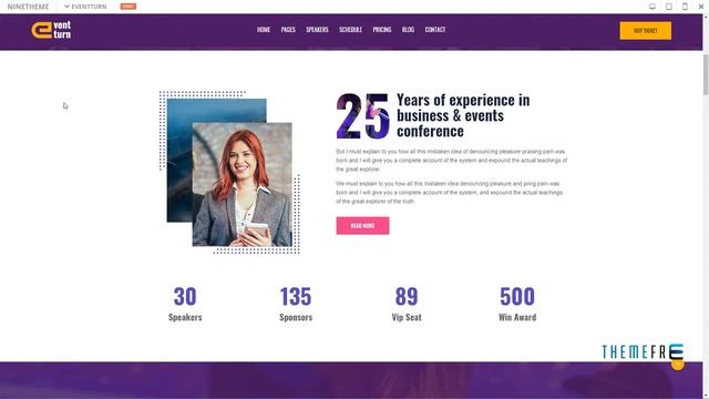 Eventturn - Responsive Events and Conference WordPress Theme Bry смотреть онлайн