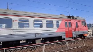 Электропоезд ЭД4М-0277 сообщением Искитим-Новосибирск-главный