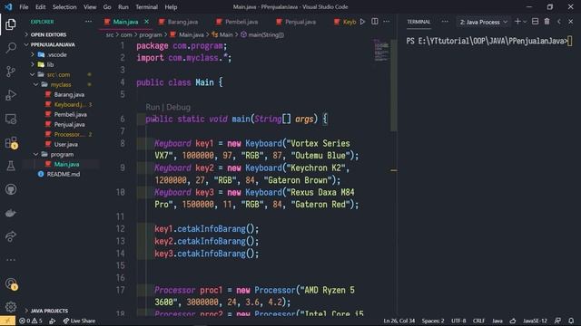 [Finish] Program Penjualan Sederhana | Object Oriented Programming JAVA смотреть онлайн