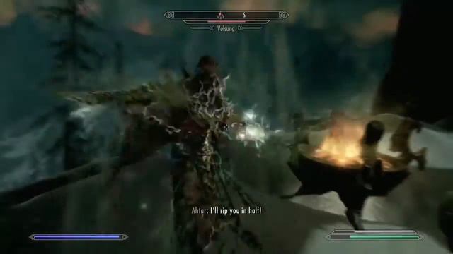 Skyrim - Volsung Boss fight (Legendary) смотреть онлайн
