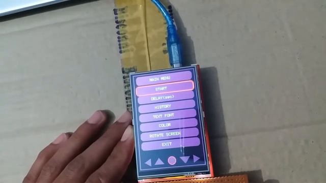TFT 3.5" Display Menu Using Arduino Mega and SD Card Shield смотреть онлайн