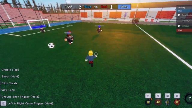 PLAYING WITH A PRO ROBLOX FOOTBALL PLAYER! [TPS: Street Soccer] смотреть онлайн