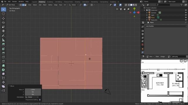 Blender 2.8 - 3d floor plan making workflow (Part 1) смотреть онлайн