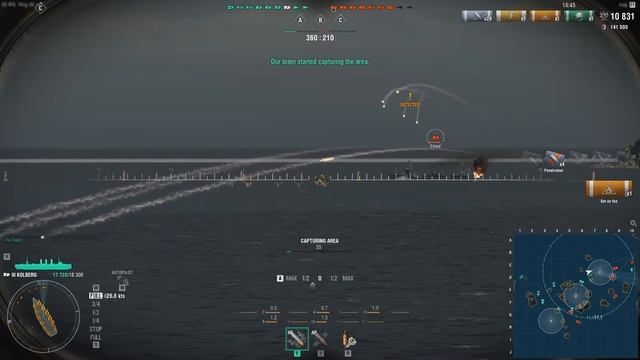 World of Warships - III KOLBERG KM C 1st Co-op PvE - Domination - ARCHIPELAGO смотреть онлайн