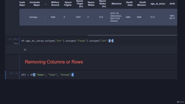 22 Removing and adding data смотреть онлайн