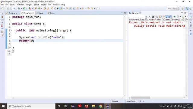 main method | Public Static Void Main(String[] args) | Java | Simple Explanation with Program смотреть онлайн