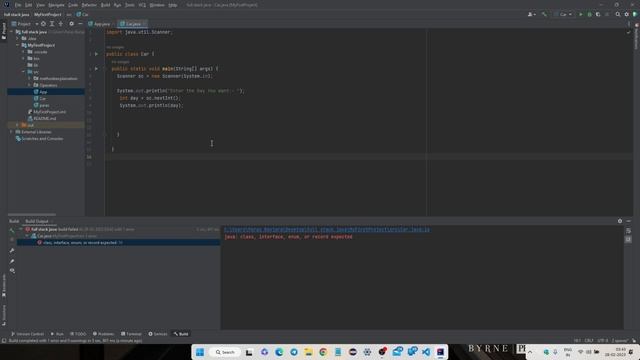 java: class, interface, enum, or record expected error solved | JAVA Programming | ParasCodes смотреть онлайн