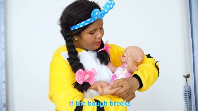 Rock a Bye Baby Nursery Rhyme Song for Kids смотреть онлайн