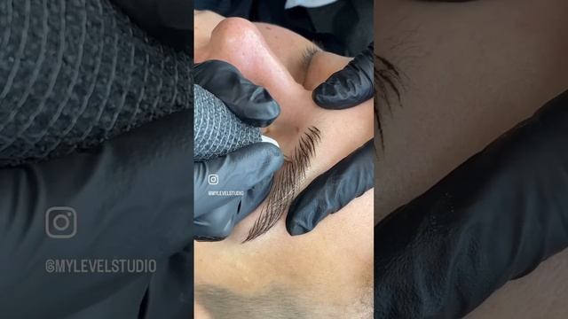 Волосковая техника «Живые брови» ✨ смотреть онлайн