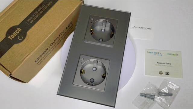 Умная двойная WiFi встроенная розетка с Алисой WiFi 16А Tuya с таймером с голосовым управлением смотреть онлайн