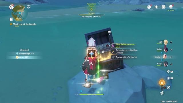 Genshin Impact - Prologue Act 1: Falcon Coast Beach: Floating Slimes and Chest PS4 Gameplay (2020) смотреть онлайн