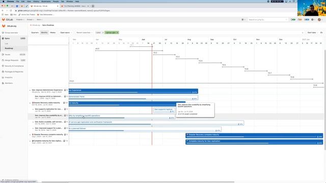 Geo Roadmap overview using GitLab Plan смотреть онлайн