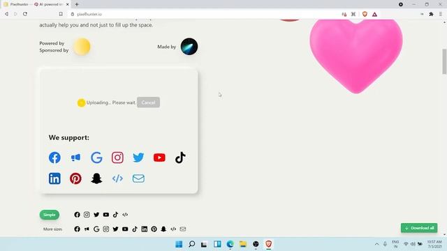 Free AI image resizer for social media смотреть онлайн