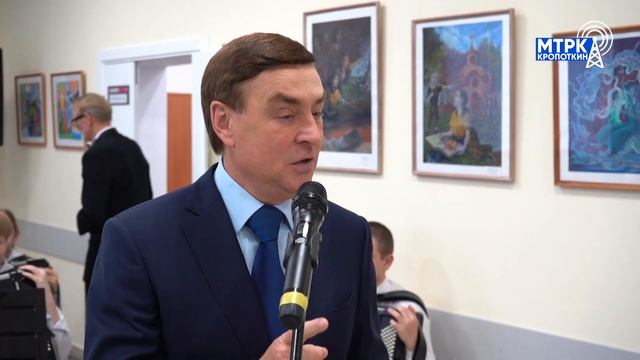 Сегодня в Кропоткине, после капитального ремонта, открылась детская художественная школа. смотреть онлайн