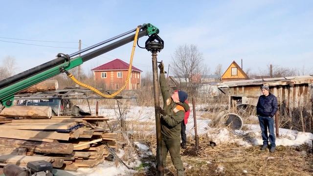 Монтаж винтовых свай Пермь смотреть онлайн