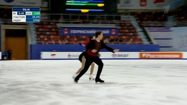 Василиса Григорьева - Евгений Артющенко. Ритм-танец. Первенство России среди юниоров 2023 смотреть онлайн