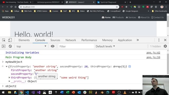 WEBD6201 - W2020 - Lesson 3 - Part 2 - More ES6 - Classes and Objects смотреть онлайн