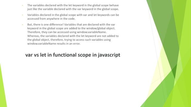 #1 JavaScript difference between var ,let and const important #interview #javascript #programming смотреть онлайн