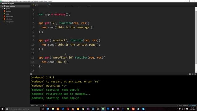 Node JS Tutorial for Beginners #24 - Express Route Params смотреть онлайн
